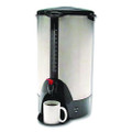Home/Business 100-Cup Double-Wall Percolating Urn, Stainless Steel