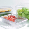 StorPlus Polycarbonate Food Storage Container, 8.5 gal, 18 x 26 x 6, Clear, Plastic