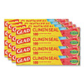 Cling'N Seal Plastic Food Wrap, 12" x 33.3 yd, 100 sq ft Roll, 16 Rolls/Carton
