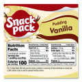 Pudding Cups, Vanilla, 3.5 oz Cup, 48/Carton