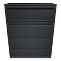 Brigade 700 Series Lateral File, 4 Legal/Letter-Size File Drawers, Charcoal, 42 x 18 x 52.5