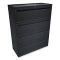 Brigade 700 Series Lateral File, 4 Legal/Letter-Size File Drawers, Charcoal, 42 x 18 x 52.5