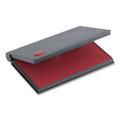 2000 PLUS One-Color Felt Stamp Pad, #1, 4.25 x 2.75, Red, 12/Carton