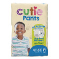 CutiePants Refastenable Training Pants for Boys, 4T-5T, 38 lbs to 50 lbs, 76/Carton