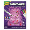 Light Ups Recolorable Bunny with (3) Ultra-Clean Washable Markers, Ages 4 and Up, 4 Pieces