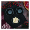 Quiet Classic Laminated Foam Dinnerware, Bowl, 5 oz, Black, 125/Sleeve, 8 Sleeves/Carton