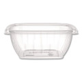 Square Plastic Bowls, 12 oz, 8.5 x 8.5 x 2.64, Clear, Plastic, 63 Bowls/Sleeve, 8 Sleeves/Carton