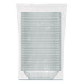 Square Plastic Bowls, 32 oz, 5 x 5 x 1.49, Clear, Plastic, 63 Bowls/Sleeve, 4 Sleeves/Carton