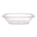 Square Plastic Bowls, 32 oz, 5 x 5 x 1.49, Clear, Plastic, 63 Bowls/Sleeve, 4 Sleeves/Carton