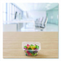ClearPac SafeSeal Tamper-Resistant, Tamper-Evident Containers, 3.72 x 4.2 x 1.97, Clear, Plastic, 400/Carton