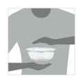 Tamper-Resistant, Tamper-Evident Bowls with Flat Lid, 48 oz, 8.9" Diameter x 2.8" h, Clear, Plastic, 100/Carton
