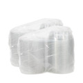 Tamper-Resistant, Tamper-Evident Bowls with Flat Lid, 48 oz, 8.9" Diameter x 2.8" h, Clear, Plastic, 100/Carton