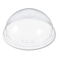 Plastic Dome Lid, Fits 5.5 oz to 26 oz Cold Cups, Clear, 1,000/Carton