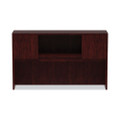 Alera Valencia Series Hutch With Doors, 58.88w X 15d X 35.38h, Mahogany