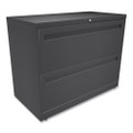 Brigade 700 Series Lateral File, 2 Legal/letter-size File Drawers, Charcoal, 36" X 18" X 28"