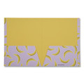 Fruit Themed Laminated Two-Pocket Folder, Randomly Assorted Designs, 3-Hole Punched, 11 x 8.5, Randomly Assorted Colors
