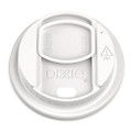 Smart Top Reclosable Lids for Hot Cups, Fits 10 oz to 20 oz Hot Cups, Plastic, White, 1,000/Carton