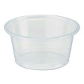 Plastic Souffle/Portion Cups, 2 oz, Clear, 200/Sleeve, 12 Sleeves/Carton