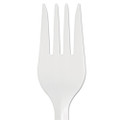 SmartStock Plastic Cutlery Refill, Series-B, Mediumweight Fork, White, 40/Pack, 24 Packs/Carton