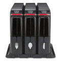 SmartStock Wrapped Cutlery Dispenser, Holds Forks/Knives/Spoons, 12.44 x 11.17 x 10.5, Black