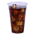 BlueStripe Recycled Content Clear Plastic Cold Drink Cups, 24 oz, 600/Carton