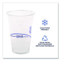 BlueStripe Recycled Content Clear Plastic Cold Drink Cups, 24 oz, 600/Carton