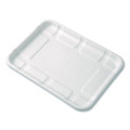 Meat and Produce Food Trays, 8.5 x 6.2 x 0.5, White, Sugarcane Fiber, 400/Carton