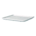 Meat and Produce Food Trays, 10.52 x 8.5 x 0.5, White, Sugarcane Fiber, 300/Carton