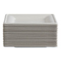 Vanguard Renewable and Compostable Sugarcane Plates, 6 x 6, White, 500/Carton