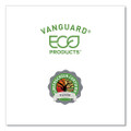 Vanguard Renewable and Compostable Sugarcane Plates, 6 x 6, White, 500/Carton