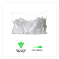 Plantware CPLA Tasting Spoon, Plastic, 3", White, 2,000/Carton
