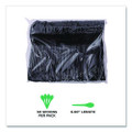 100% Recycled Content Cutlery, Soup Spoon, Plastic, Black, 50/Pack, 20 Packs/Carton