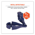 Squids 3400MD Metal Detectable Dual Clip Glove Clip Holder, 1 x 1 x 6.5, Acetal Copolymer, Deep Blue