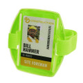 Squids 3386 Arm Band ID/Badge Holder, Vertical, Lime, 3.75 x 4.25 Holder, 2.5 x 4 Insert