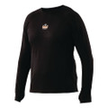 N-Ferno 6435 Midweight Long Sleeve Base Layer Shirt, Small, Black