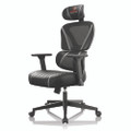 Norn Ergonomic Chair, Supports Up to 275 lb, 18.11" to 22.04" Seat Height, Black/Gray Mesh Seat/Back, Black Base