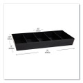 Anchor Collection 5-Compartment Snack Organizer, 12 x 24 x 3.25, Black