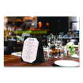 Table-Top Menu Holder, For 5 x 7 Menus, 5.6 x 7.6 Holder, Black