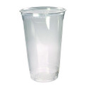 Kal-Clear PET Cold Drink Cups, 24 oz, Plastic, Clear, 25/Sleeve, 24 Sleeves/Carton