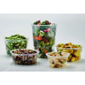 Microwavable Deli Containers, 6 oz, 4.6" Diameter x 1.3" h, Clear, Plastic, 500/Carton