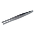 Tweezers, Slanted Tip, Stainless Steel, 3"