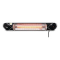 Infrared Patio Heater with Remote Control, 1,500 W, 35.38 x 5.13 x 3.5, Black
