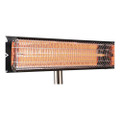 Infrared Patio Heater Free Standing with Remote Control, 1,500 W, 35.38 x 5.13 x 42 to 82, Black