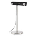 Infrared Patio Heater Free Standing with Remote Control, 1,500 W, 35.38 x 5.13 x 42 to 82, Black