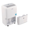 Portable Dehumidifier with Pump and Wi-Fi, 9.62 x 11.62 x 19.87, White