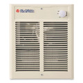 Fan Forced Wall Heater, Shaded Pole Motor, 1,500/2,000 W, 10.63 x 4.75 x 12.25, White