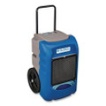 Low Grain Refrigerant Dehumidifier with Pump, 75 Pints, 18 x 20 x 20, Blue