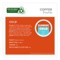 Cold Iced Coffee K-Cups, Regular, 0.44 oz, 22/Box