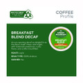 Breakfast Blend Decaf Coffee K-Cups, 48/Box