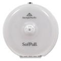 SofPull Mini Center-Pull Single-Roll Bath Tissue Dispenser, 8.75 x 7 x 9, White